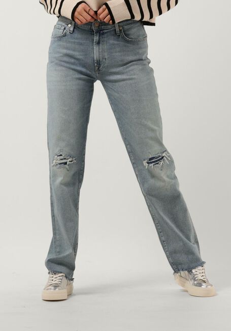 Blaue 7 FOR ALL MANKIND Straight leg jeans ELLIE STRAIGHT LUXE VINTAGE ELEVATED BESPOKE - large