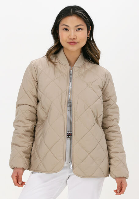 Beige TOMMY HILFIGER Jack QUILTED BOMBER JACKET - large