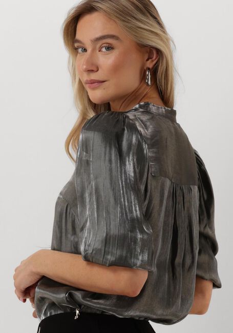 Graue JANSEN AMSTERDAM Blusen SQ782 BLOUSE BO - large