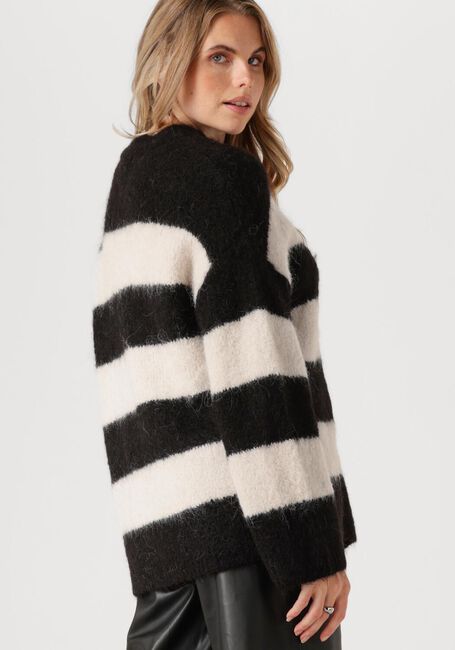 Schwarze SELECTED FEMME Pullover SLFGABELLA LS KNIT O-NECK CAMP - large