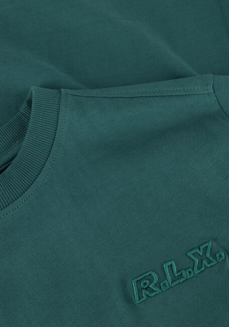 Grüne RELLIX T-shirt OVERSIZED T-SHIRT EMBROIDERY - large