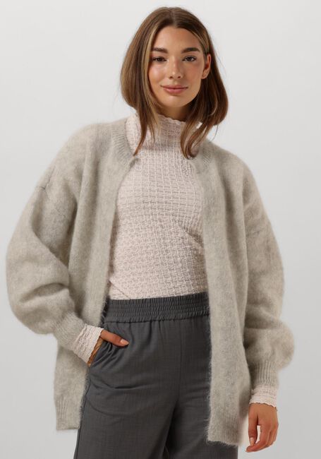 Graue DES PETITS HAUTS Strickjacke ALTEA - large