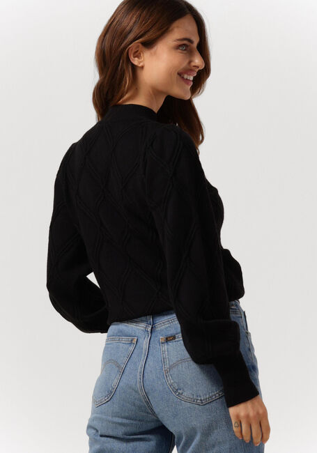 Schwarze Y.A.S. Pullover YASYVA LS KNIT PULLOVER - large