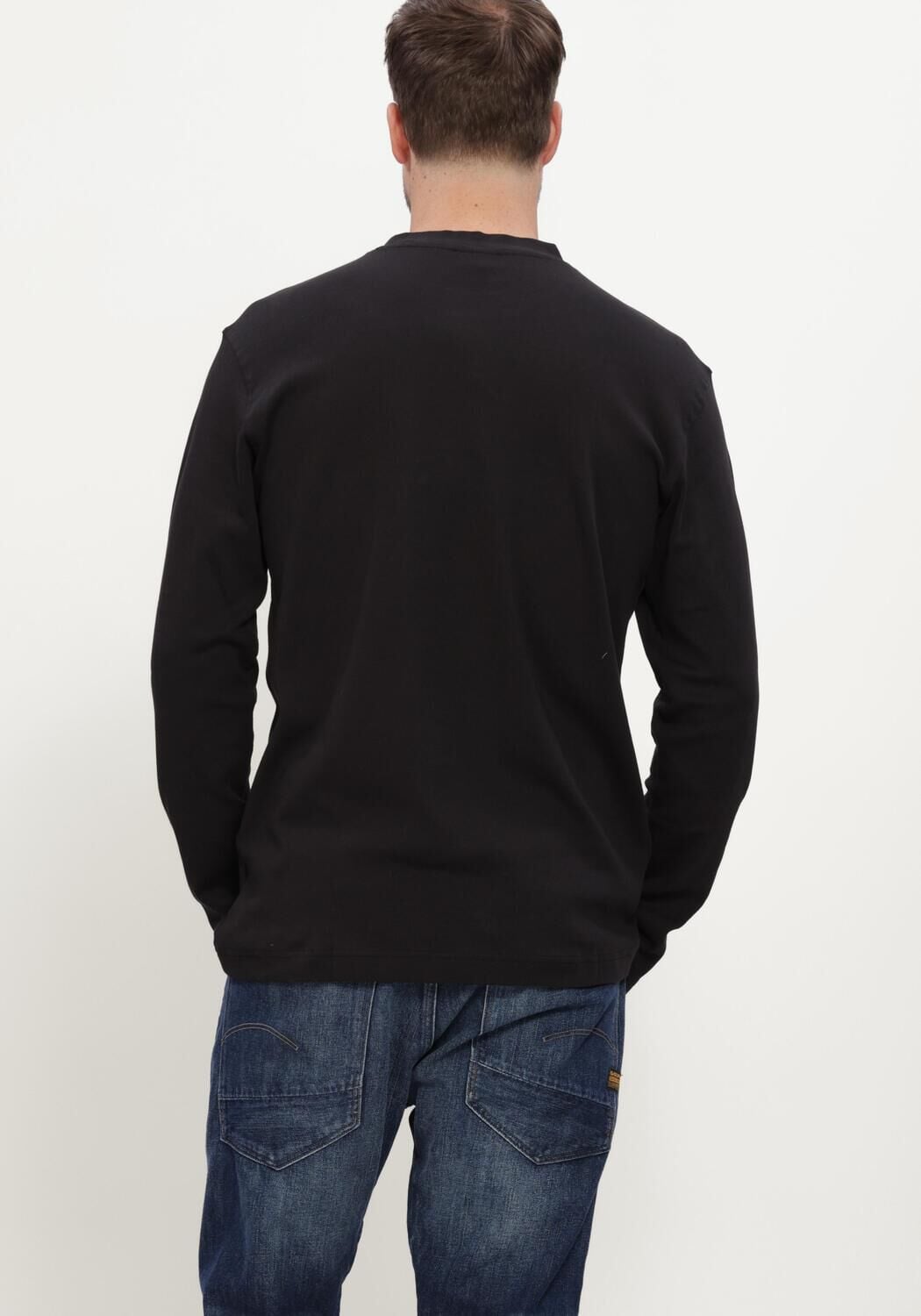 Schwarze G-STAR RAW Sweatshirt TRUE REGULAR R T L\S - large