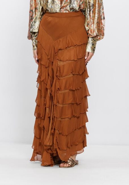 Braune MES DEMOISELLES Maxirock CHERRY - large