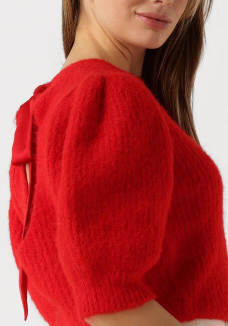 Rote CO'COUTURE Pullover CORALIE BOW RIB KNIT - large