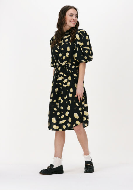 Schwarze OBJECT Midikleid MESA 2/4 SHIRT DRESS - large