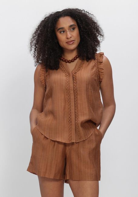 Braune CO'COUTURE Top REGGIECC FRILL TOP - large