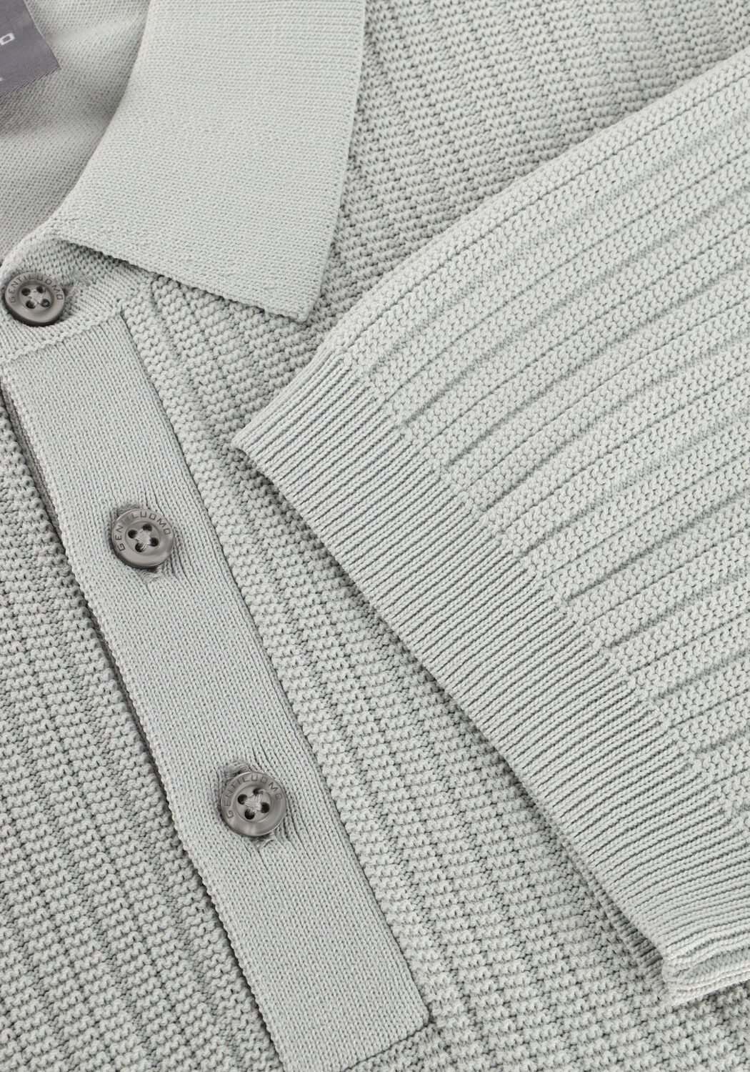 Beige GENTILUOMO Polo-Shirt POLO 3 BUTTONS SS - large