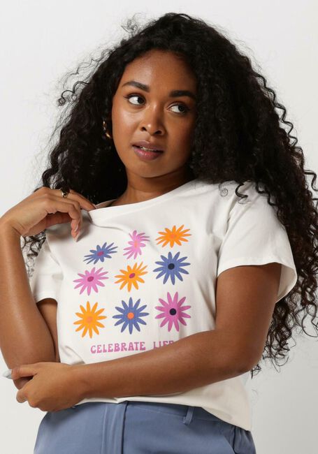 Nicht-gerade weiss YDENCE T-shirt T-SHIRT CELEBRATE LIFE - large