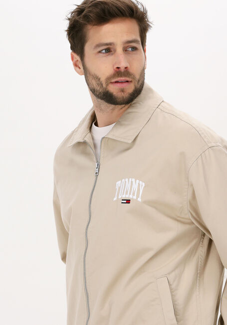 Beige TOMMY JEANS Jack TJM MODERN HARRIGTON JACKET - large