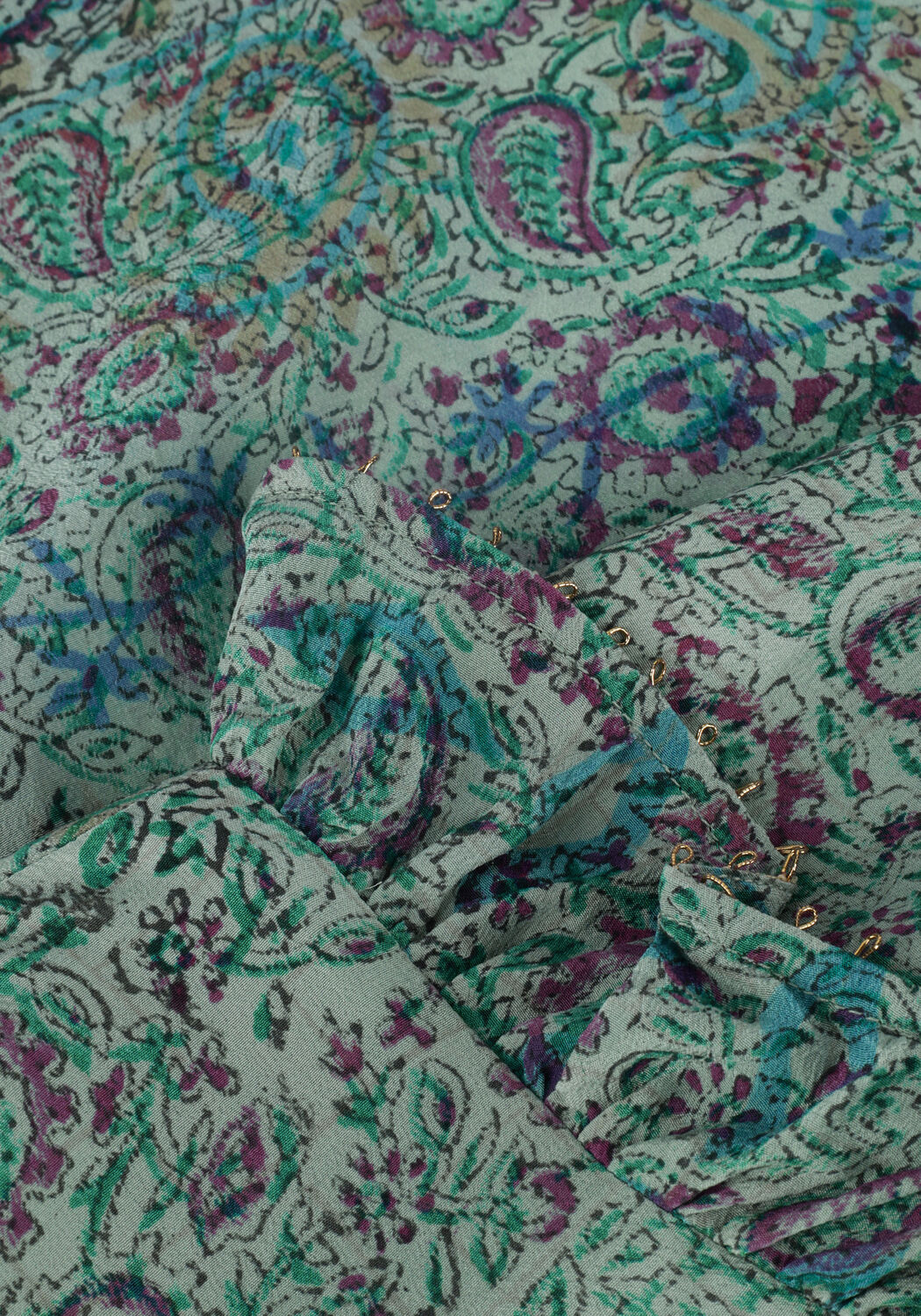 Blaue SISSEL EDELBO Blusen JUANA SILK SHIRT - large