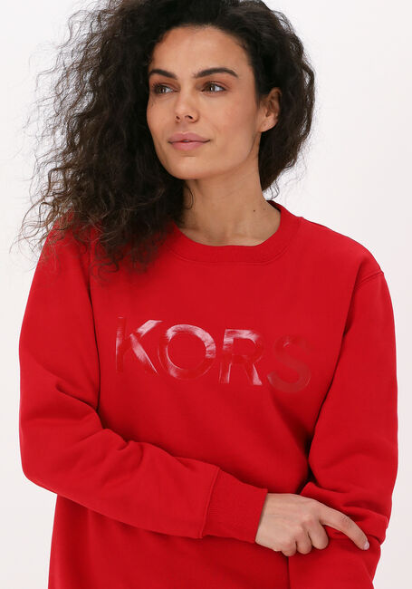 Rote MICHAEL KORS Sweatshirt UNISEX TONAL SWEATSHIRT - large