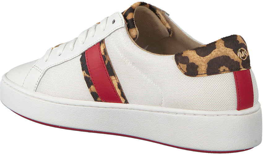 irving python embossed stripe leather sneaker