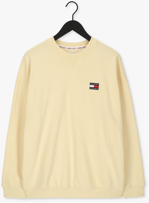 Gelbe TOMMY JEANS Sweatshirt TJM COLLEGIATE CREW - large