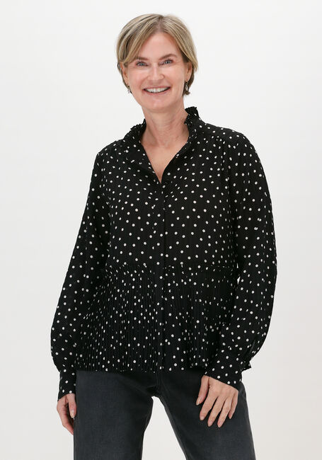 Schwarze LEVETE ROOM Blusen PAM 3 TOP - large