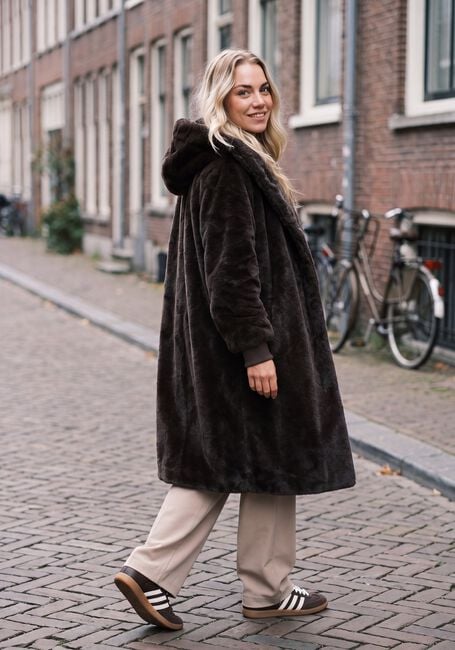 Braune MOSCOW Fake-Fur-Jack 08-08-NADJANA-4 - large