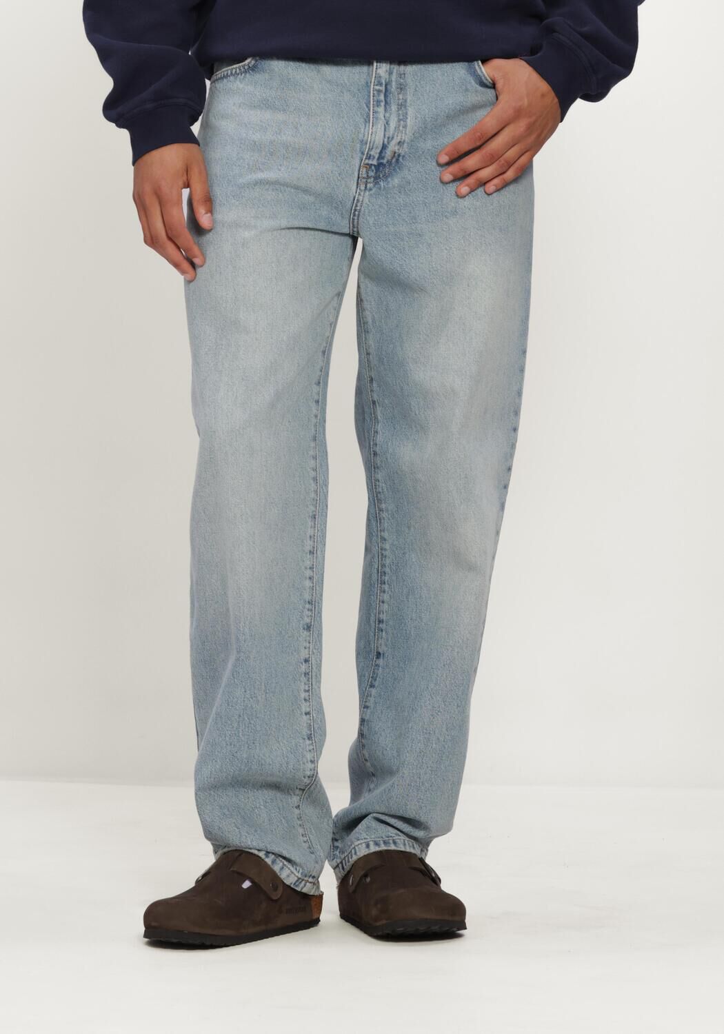 Hellblau WOODBIRD Wide jeans WBLEROY DUST JEANS - large