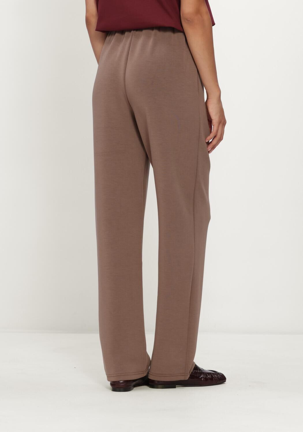 Taupe SELECTED WOMEN Weite Hose SLFTENNY HW PANT - large