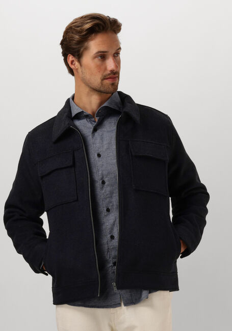 Dunkelblau DSTREZZED Jack COLTON WOOL JACKET - large