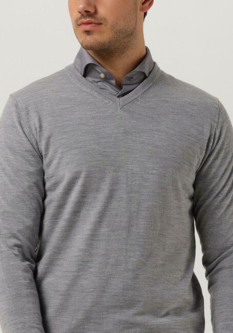 Hellgrau PROFUOMO Pullover PULLOVER V-NECK - large