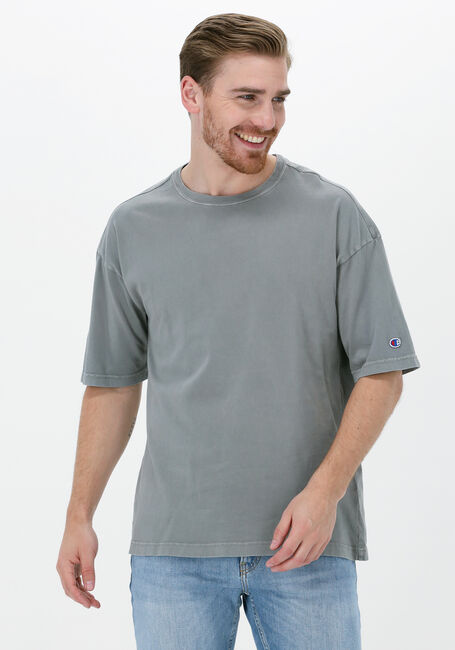 Grüne CHAMPION T-shirt CREWNECK T-SHIRT 217243 - large