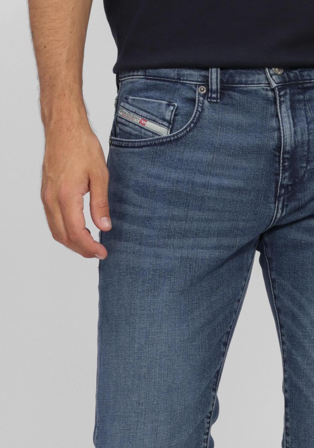 Blaue DIESEL Slim fit jeans 2019 D-STRUKT - large