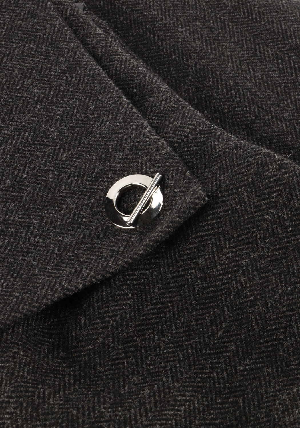 Dunkelgrau NEO NOIR R&ouml;cke MARISI HERRINGBONE SKIRT - large