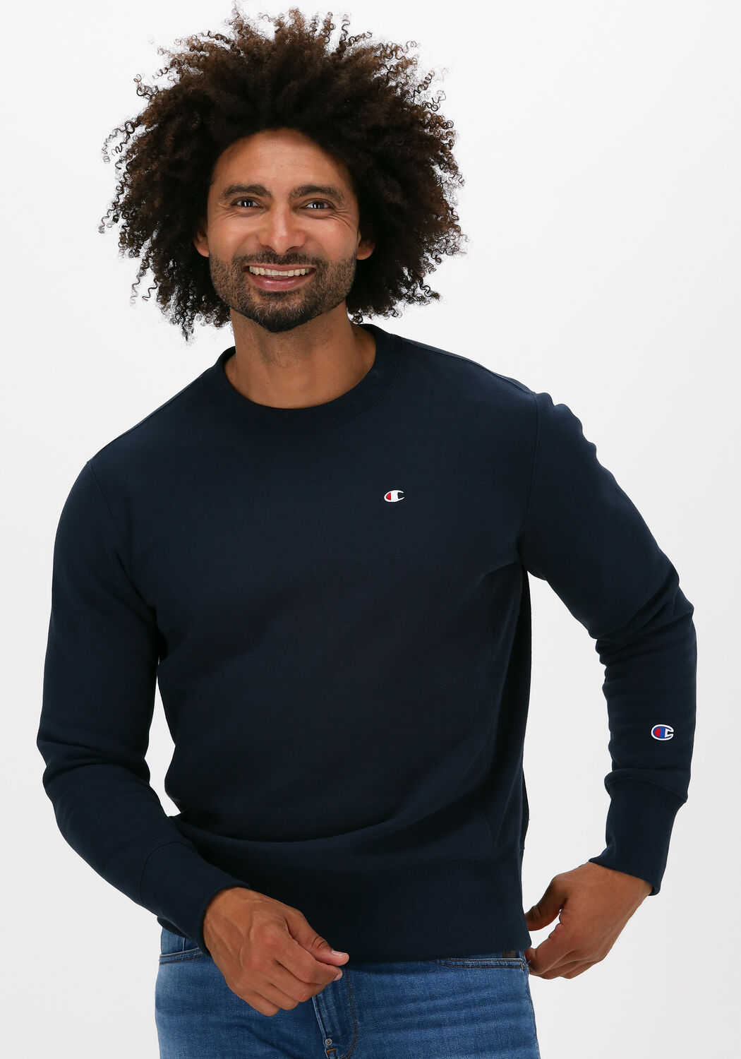 Dunkelblau CHAMPION Sweatshirt REVERSE WEAVE SWEATSHIRT - large