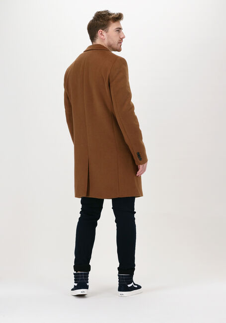 Camelfarbene SCOTCH & SODA Mäntel 163276 - SINGLE BREASTED WOOL- - large