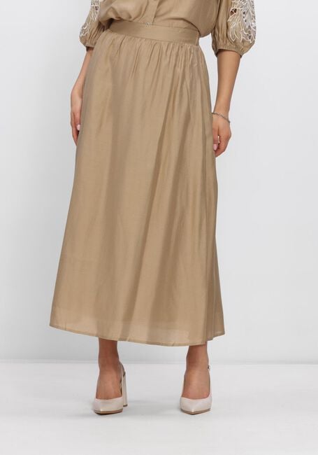 Camelfarbene NUKUS Maxirock FLOORTJE SKIRT - large