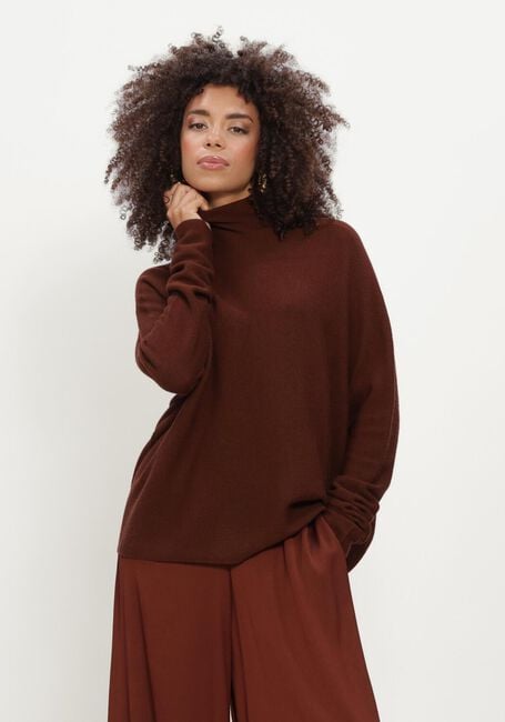 Braune DRYKORN Rollkragenpullover LIORA - large