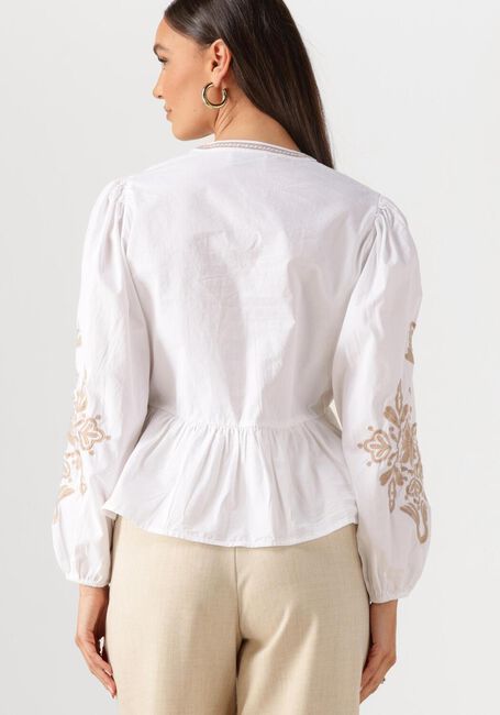Weiße NEO NOIR Blusen GINIA EMB BLOUSE - large