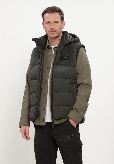 Dunkelgr&uuml;n PME LEGEND Bodywarmer BODYWARMER GOBBLER BW MIX FABRIC - large