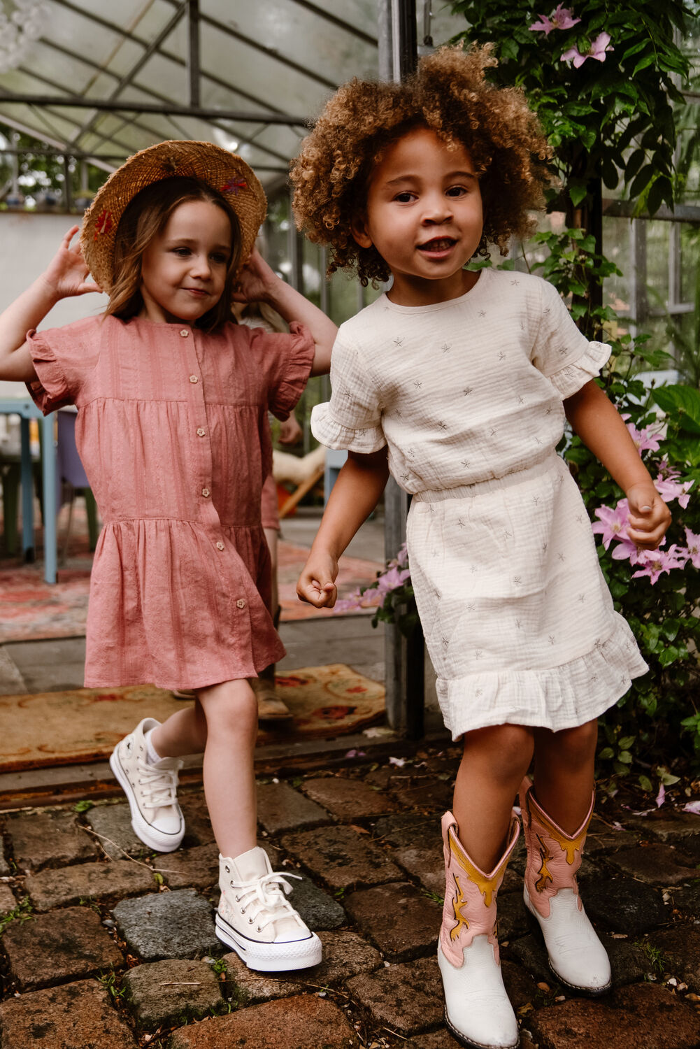 Ecru DAILY7 Minikleid DRESS ALLOVER PRINT - large