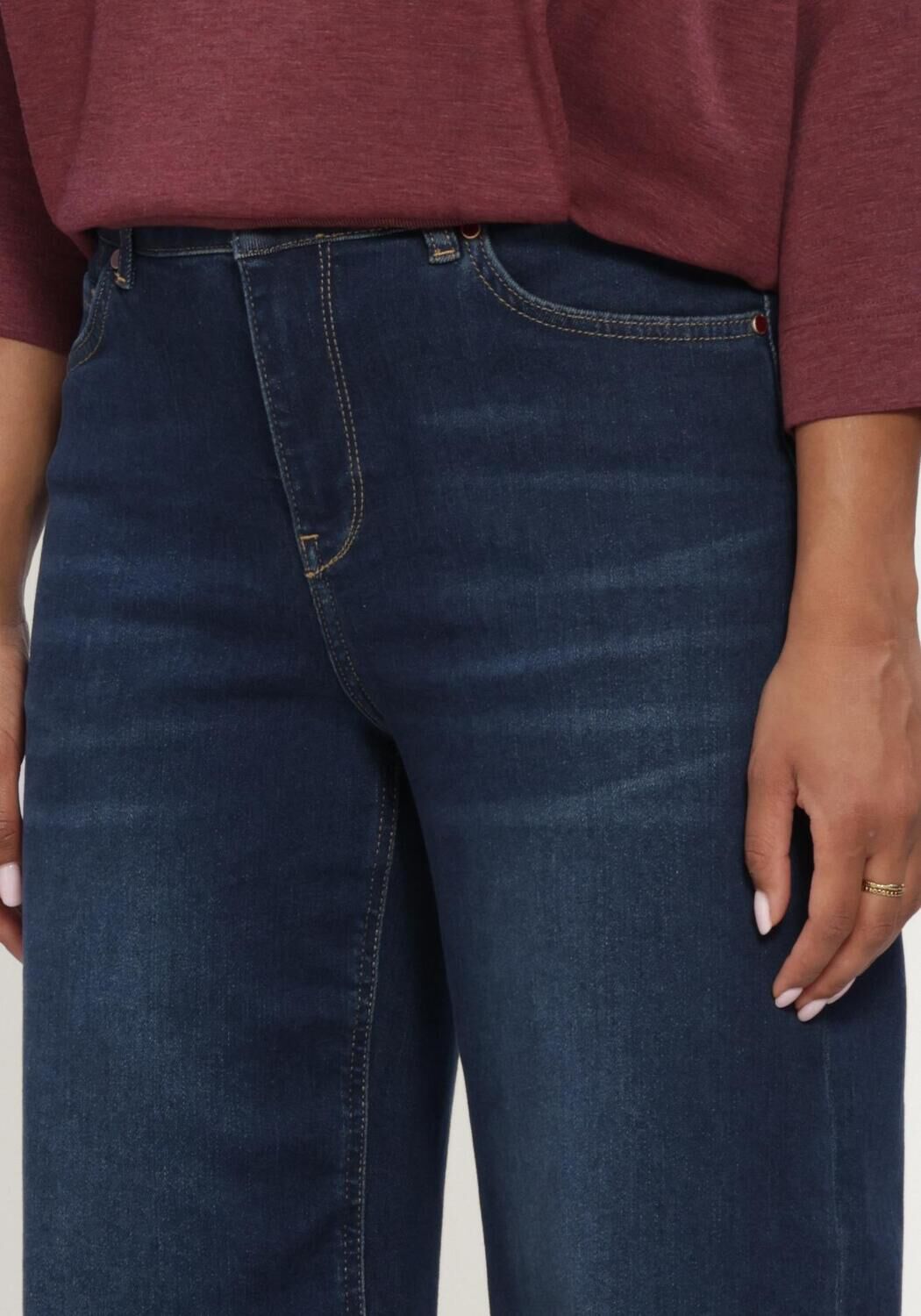Dunkelblau MOS MOSH Wide jeans MMDARA HERA JEANS - large