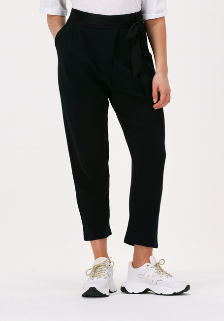 Schwarze 10DAYS Jogginghose PANTS OPEN FLEECE - large