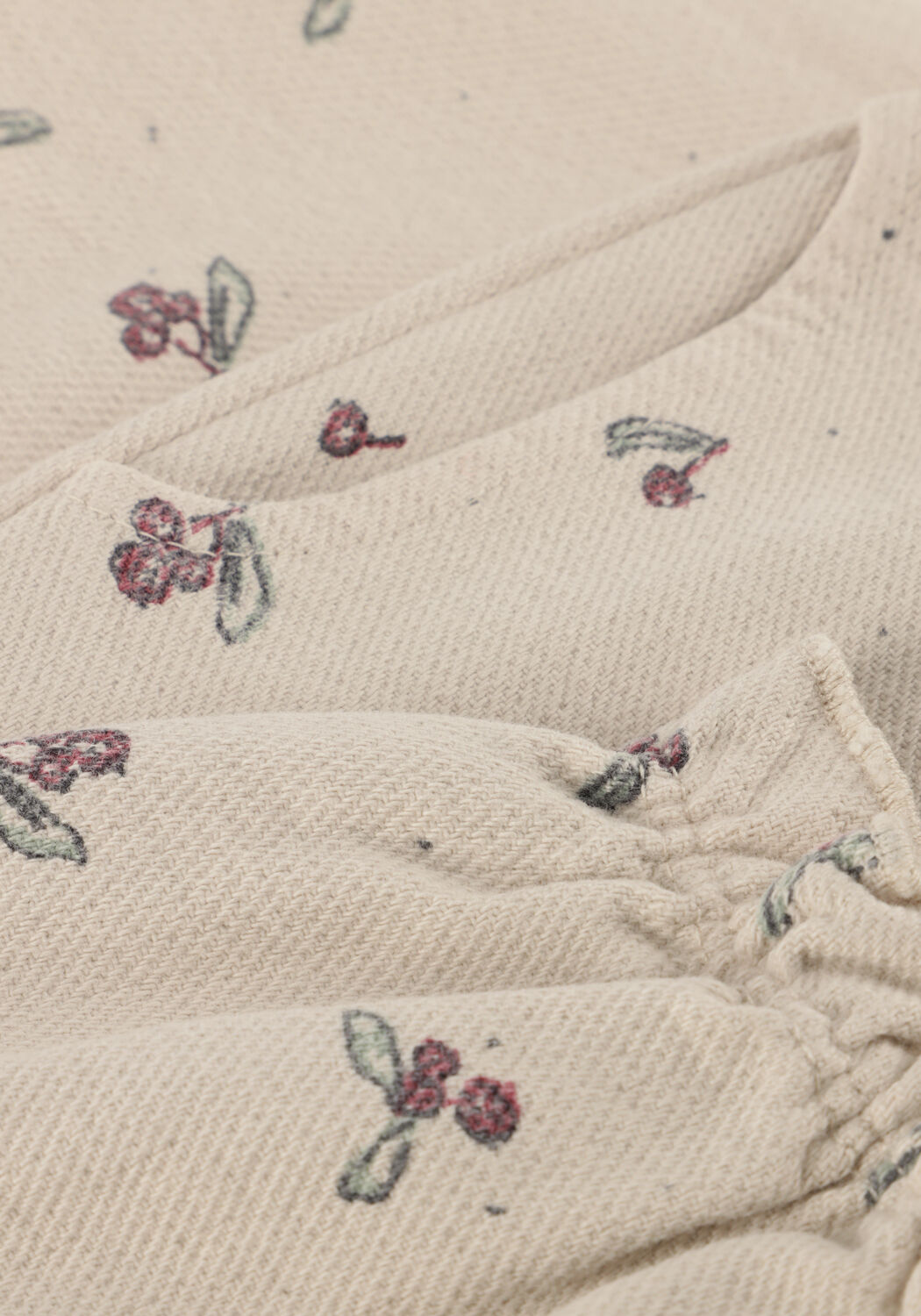 Ecru PLAY UP Hosen PRINTED TWILL TROUSERS - large