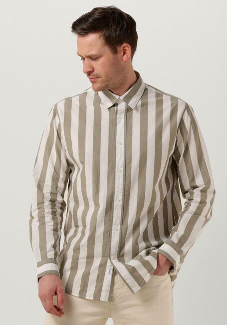 Olive SELECTED HOMME Casual-Oberhemd SLHREGREDSTER SHIRT STRIPE LS W - large