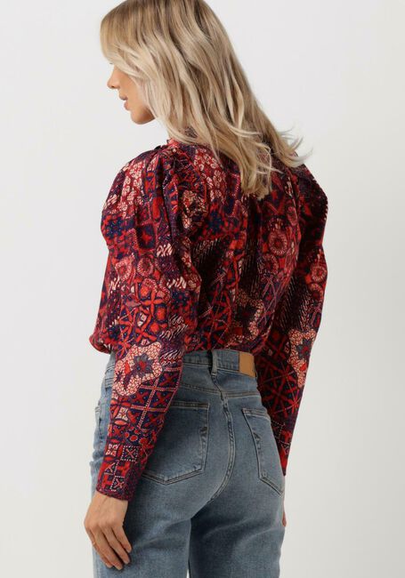 Blaue NOTRE-V Blusen BLOUSE PRINT NV-ARAH - large