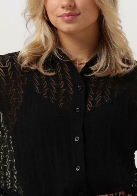 Schwarze ALIX THE LABEL Blusen LADIES WOVEN BULL BURNOUT BLOUSE - large