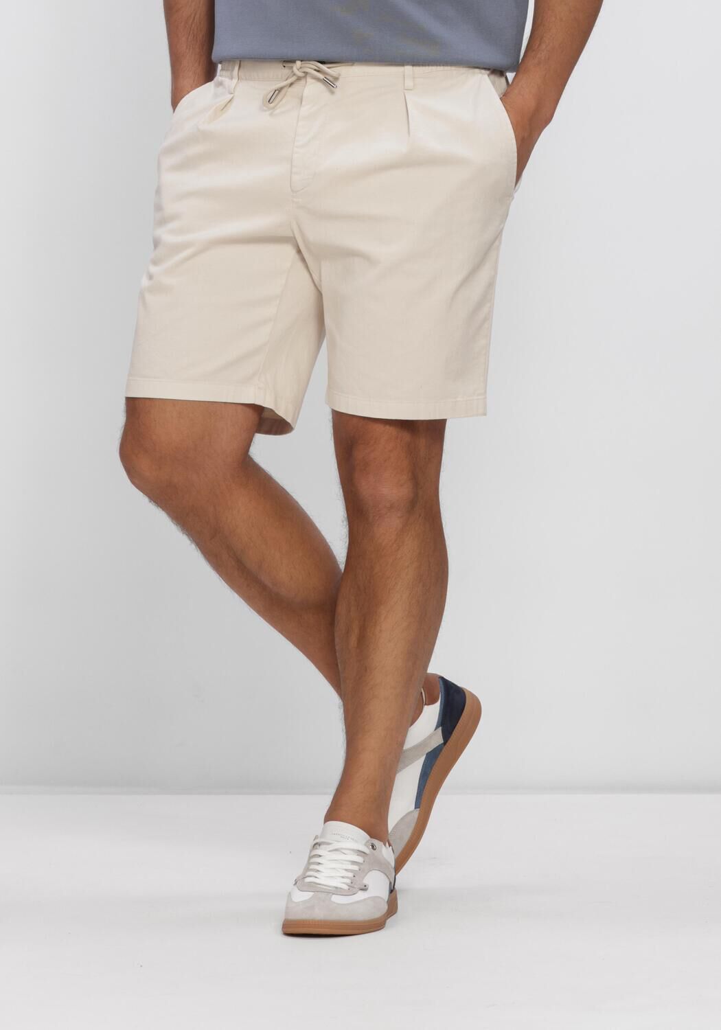 Ecru PROFUOMO Kurze Hose SHORT SPRTCORD - large