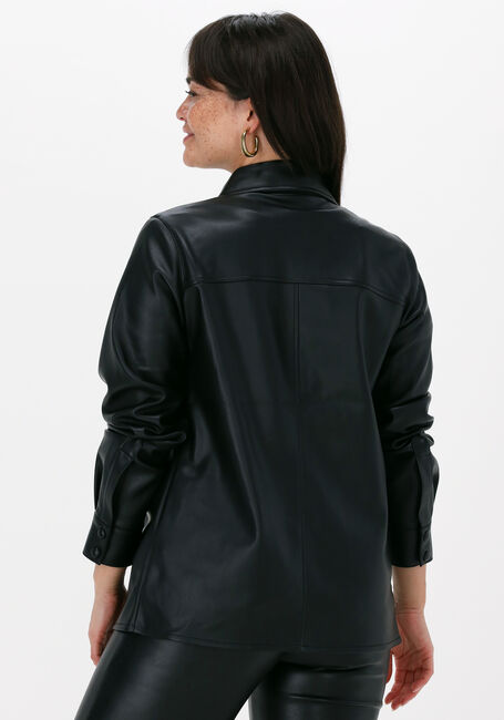 Schwarze NA-KD Blusen PU SHIRT - large