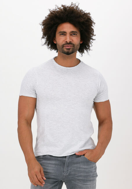 Graue DSTREZZED T-shirt MC. QUEEN BASIC TEE ORGANIC SLUB JERSEY - large