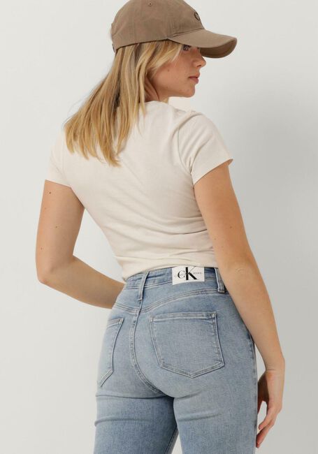 Nicht-gerade weiss CALVIN KLEIN T-shirt MICRO MONOLOGO SLIM FIT TEE - large