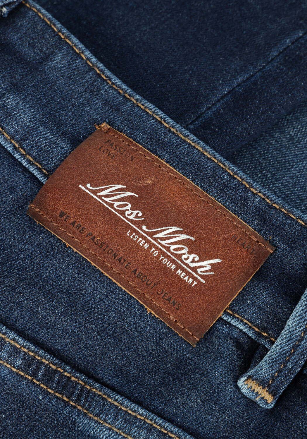 Blaue MOS MOSH Wide jeans COLETTE BIRKIN JEANS - large