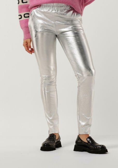 Silberne EST'SEVEN Legging EST’CHINO STRETCH LEATHER - large