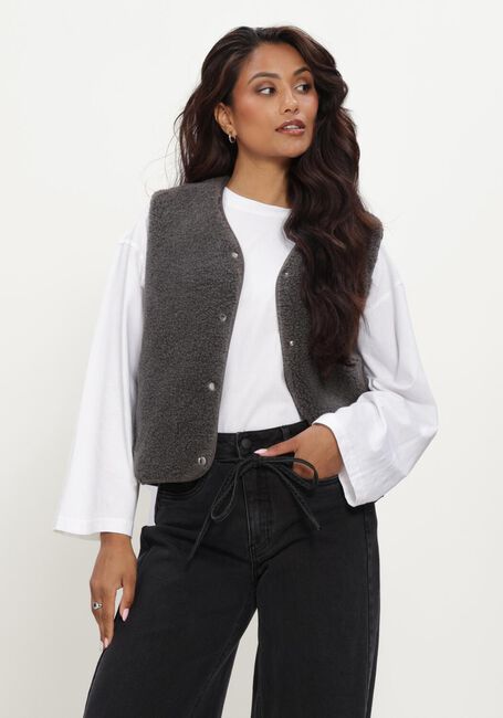 Dunkelgrau OBJECT Gilet OBJELLA WAISTCOAT NOOS - large
