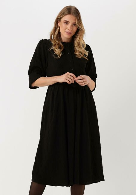 Schwarze LOLLYS LAUNDRY Midikleid BOSTON DRESS - large