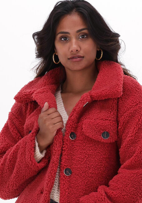 Rote YDENCE Teddy-Jacke JACKET CHLOE - large